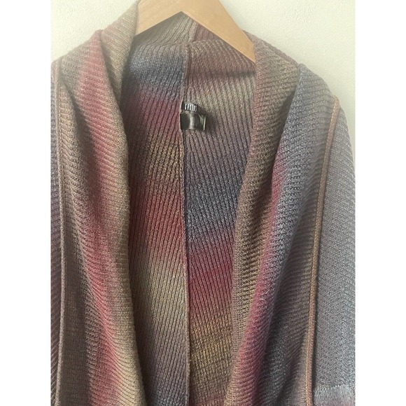 KAKTUS WATERFALL CARDIGAN WOMENS 2X3X FRINGE WARM BOHO SOUTHWESTERN OPEN SWEATER - Picture 6 of 12